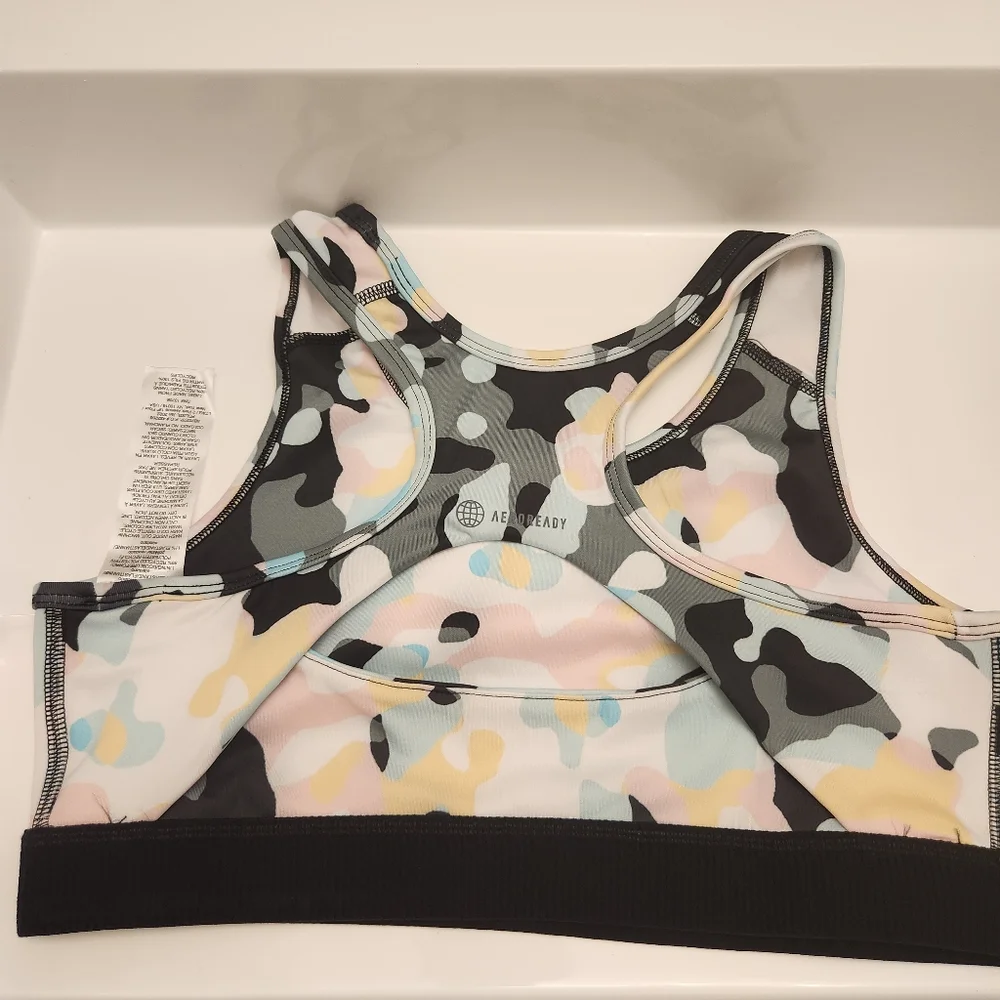 Adidas TECHFIT ALLOVER PRINT BRA